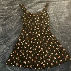 French Grey L floral dress Stitch Fix